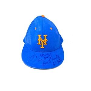 Chervolet New York Mets Authentically Autographed 69 Baseball Hat Royal Blue